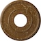 Ekena Millwork Bradford Medallion (Canopies up to 6 5/8"), 12 1/2"OD x 3 7/8"ID x 3/4"P, Smokey Topaz Crackle CM12BRSTC - alternate 1